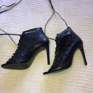 Zara leather heels